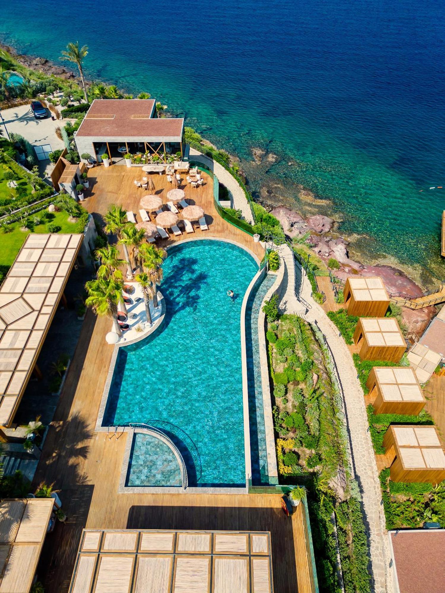 Root Redrock Yalikavak Villa ภายนอก รูปภาพ