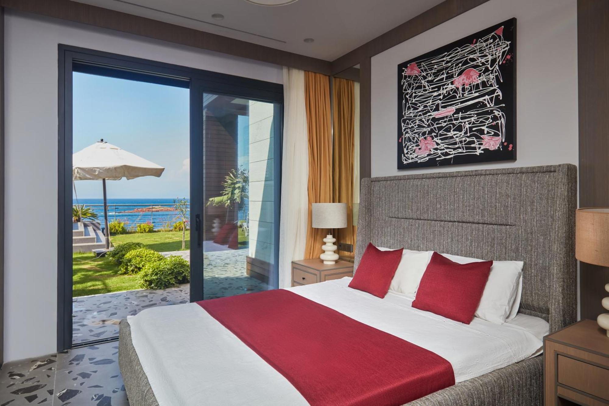 Root Redrock Yalikavak Villa ภายนอก รูปภาพ